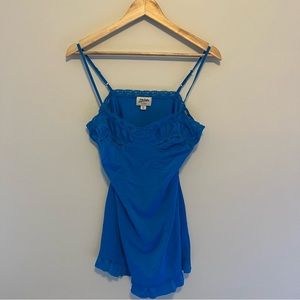 Vintage Jean Paul Gauliter for Target blue lace tank top, Size L